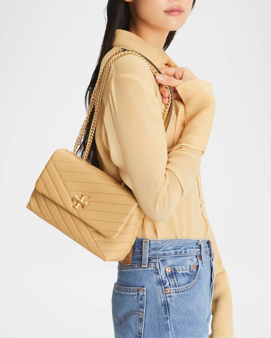 Image 2 of 5: Kira Chevron Small Covertible Shoulder Bag