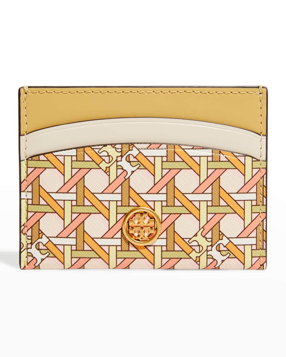★Tory Burch★ ROBINSON printed card case カードケース Robinson Printed Top-Zip Card Case: Women's Designer Card
