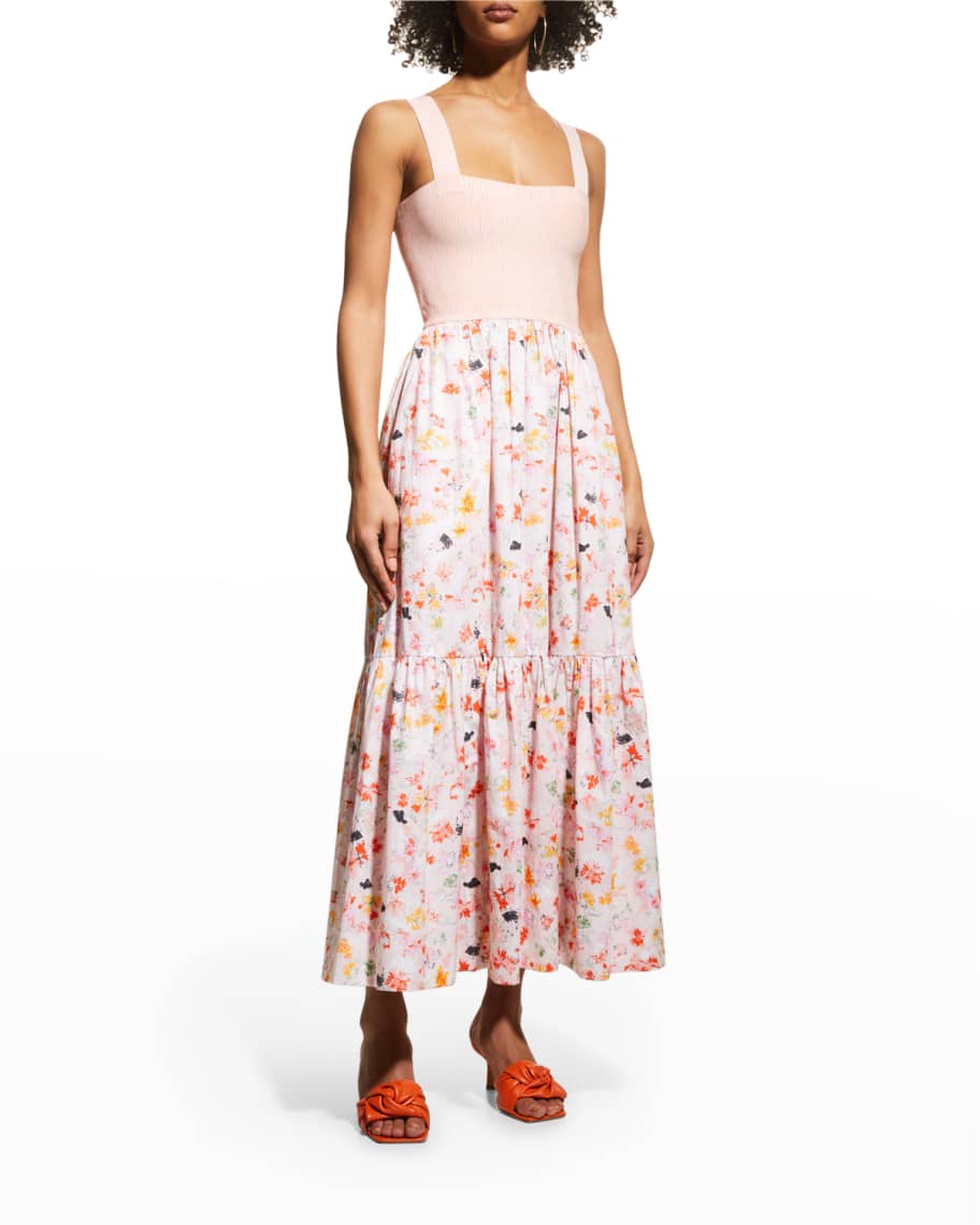 Tanya Taylor Gianna Floral Maxi Dress | Neiman Marcus