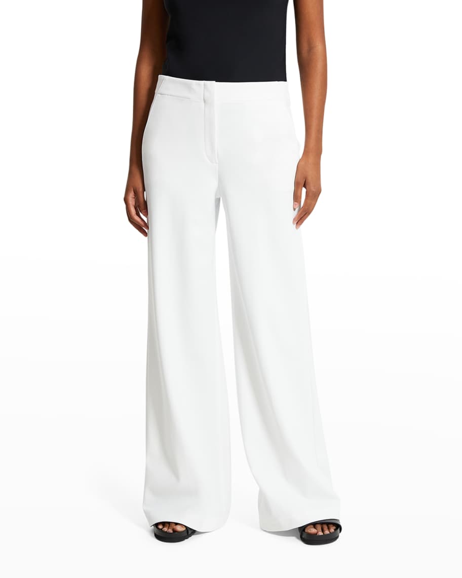 Spanx On-The-Go Wide-Leg Cotton Pants