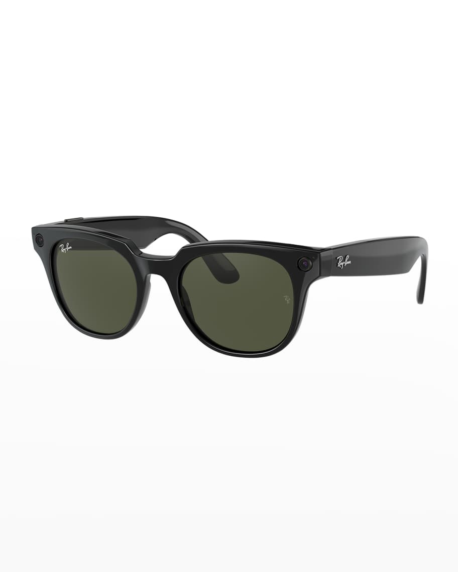 RayBan Men's Stories Meteor Smart Sunglasses Neiman Marcus