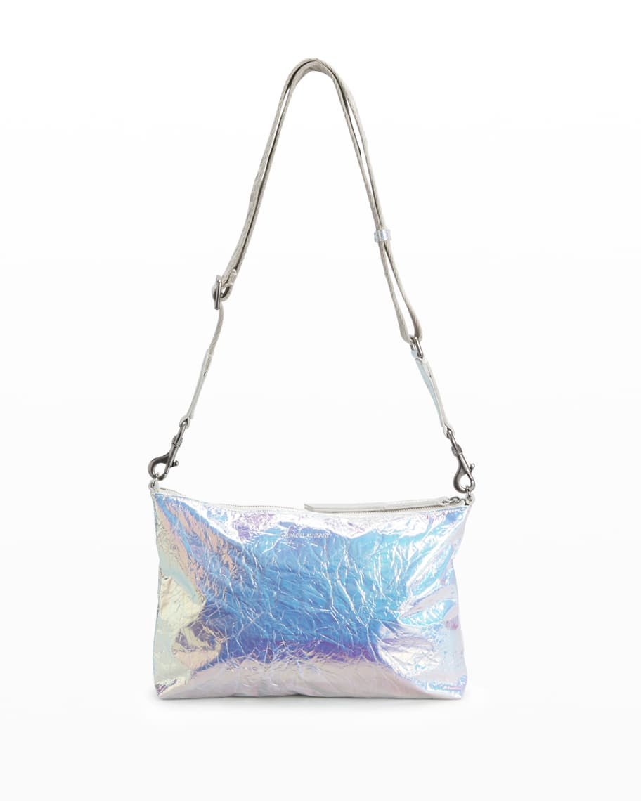 Holographic Iridescent Crossbody Bag Small Lined Purse 