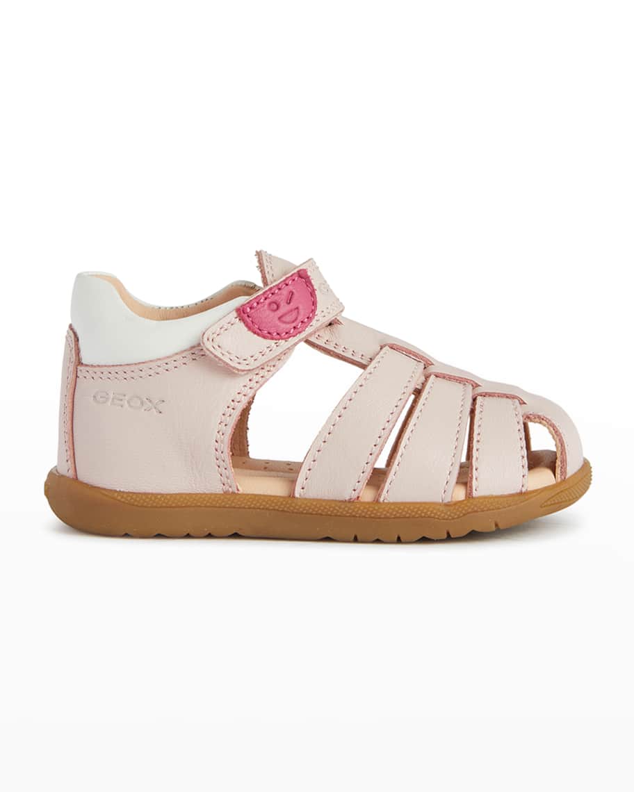 Geox Girl's Macchia Caged Flat Sandals, Babys Neiman Marcus