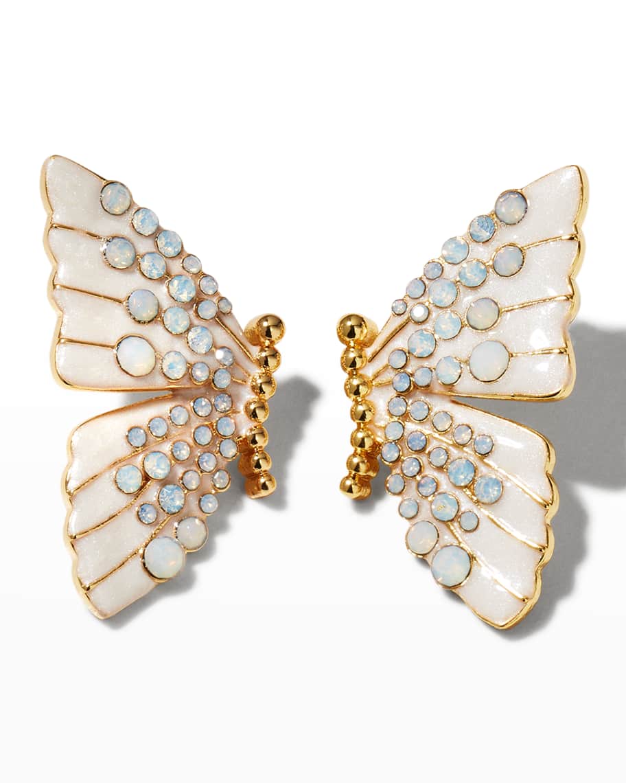 Alexander mcqueen butterfly discount earrings