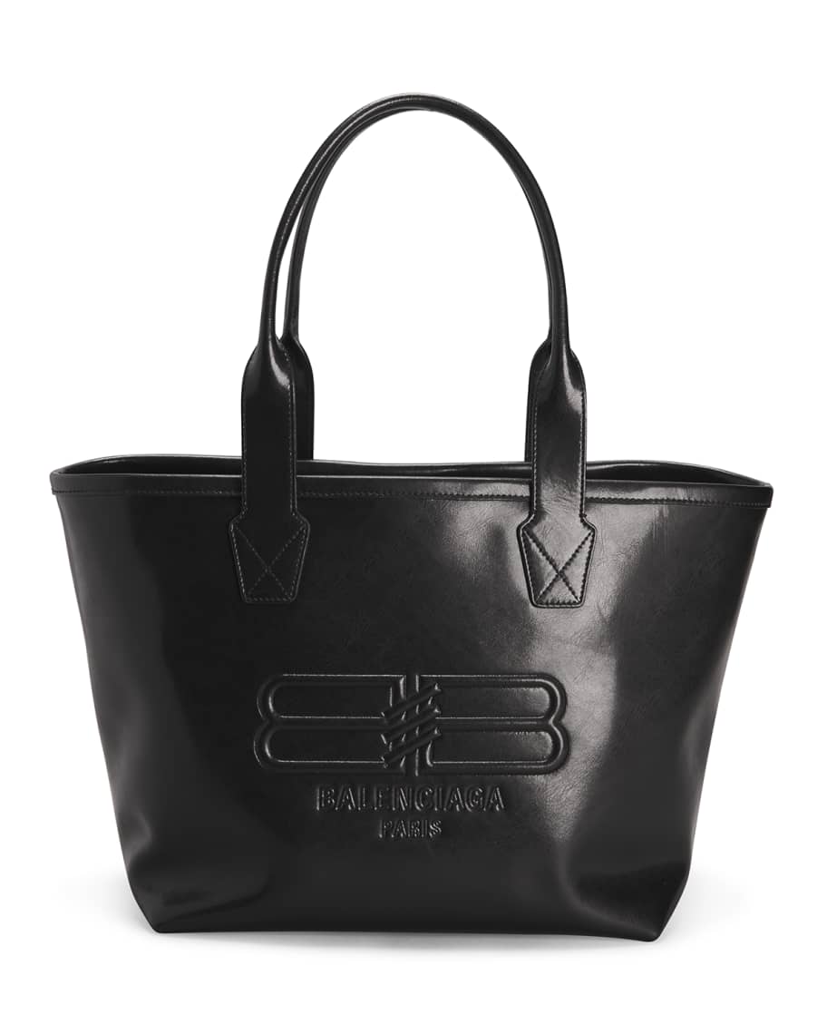 Balenciaga Men's Jumbo Leather Tote Bag | Neiman Marcus