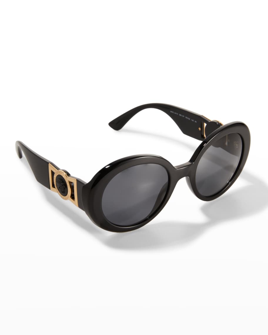 versace medusa round sunglasses