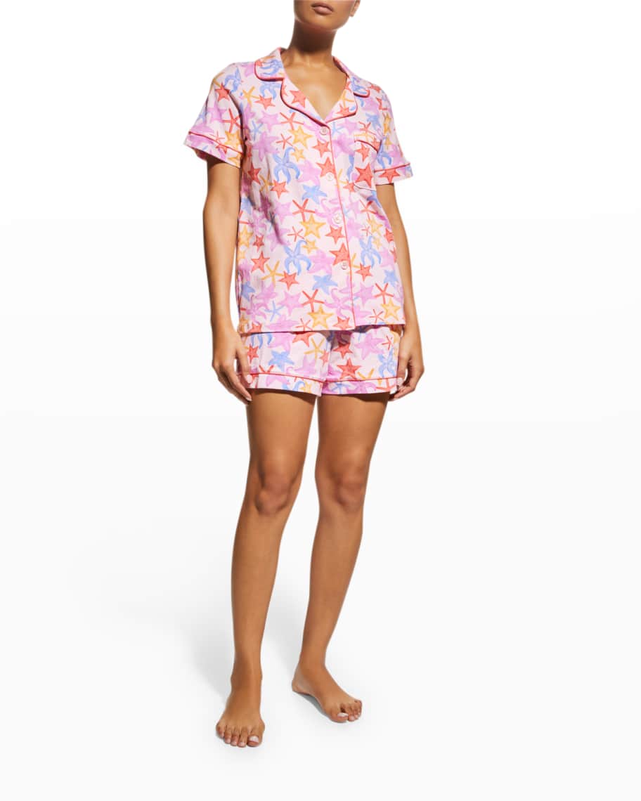 BedHead Pajamas Starfish Short Printed Pajama Set | Neiman Marcus