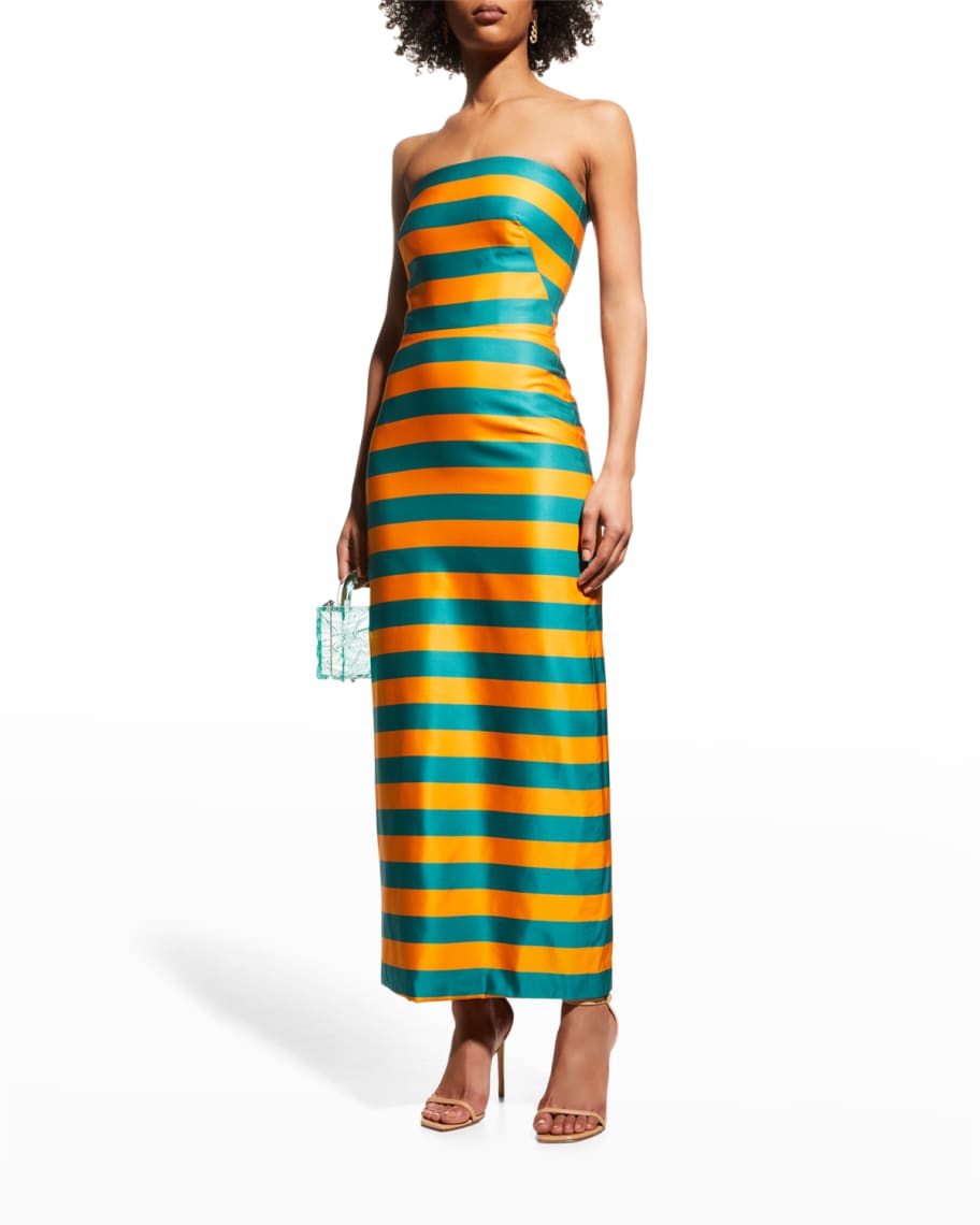 brandon maxwell berry strapless knit midi dress Brandon Maxwell - Berry Strapless Knit Midi Dress - Ivory - S - Moda  Operandi  On Sale Now with Up to 60% Off