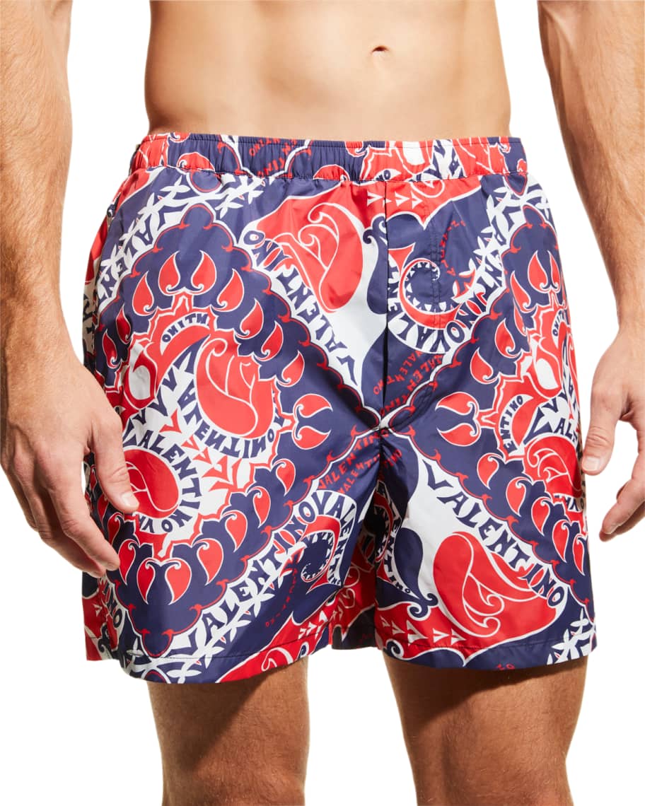 Valentino Garavani Monogram-Pattern Shorts