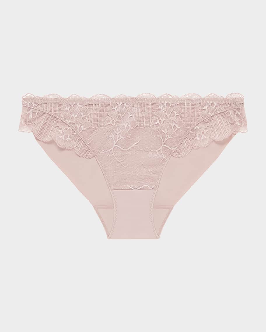 Simone Perele Reve Scalloped Lace Bikini Brief | Neiman Marcus