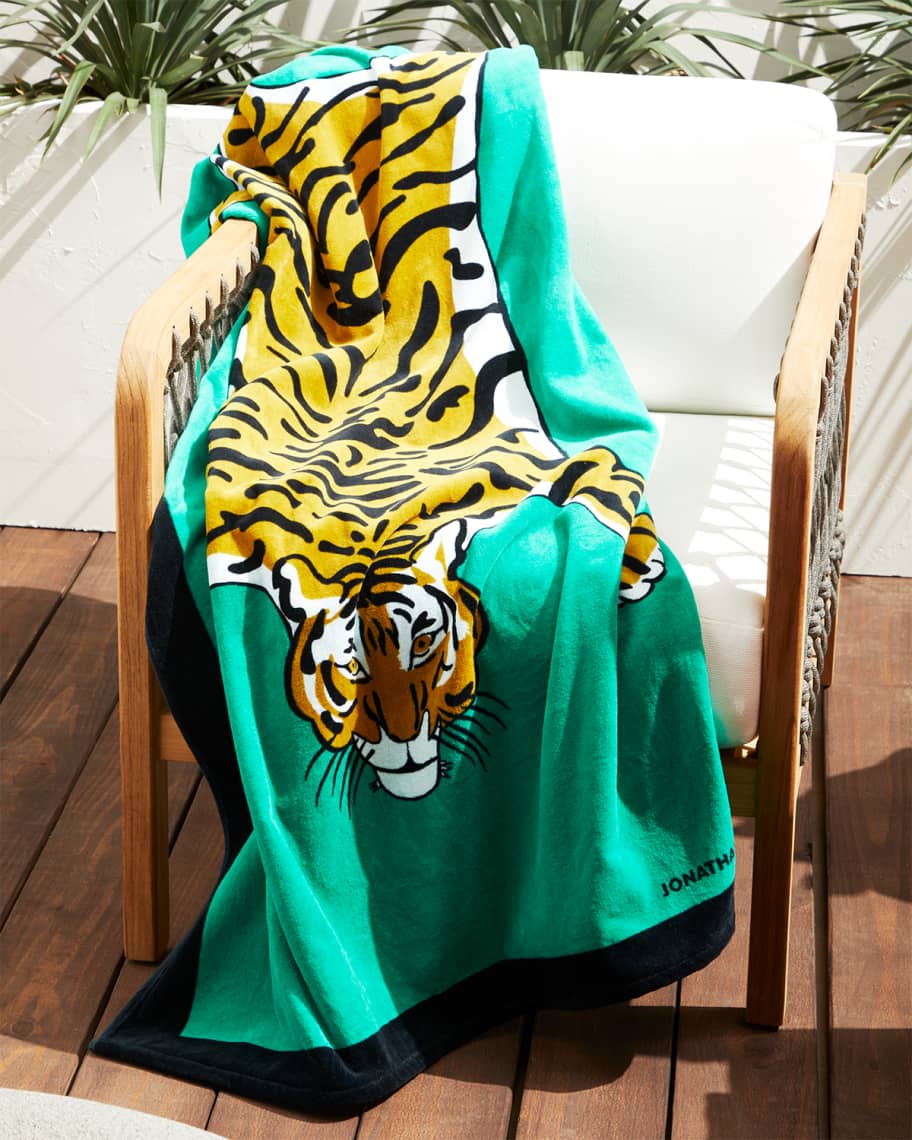 Jonathan Adler Tiger Beach Towel Neiman Marcus