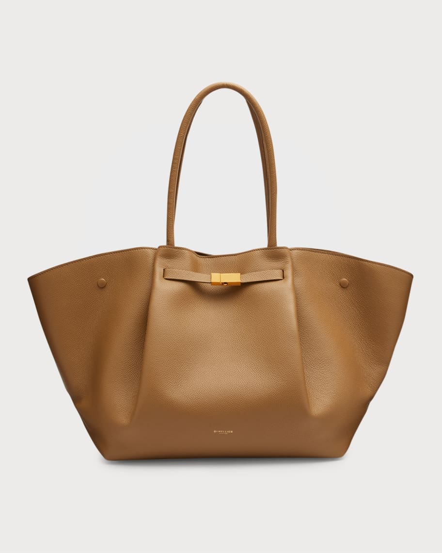 Leather Bucket Bag - Large - Golden Sun