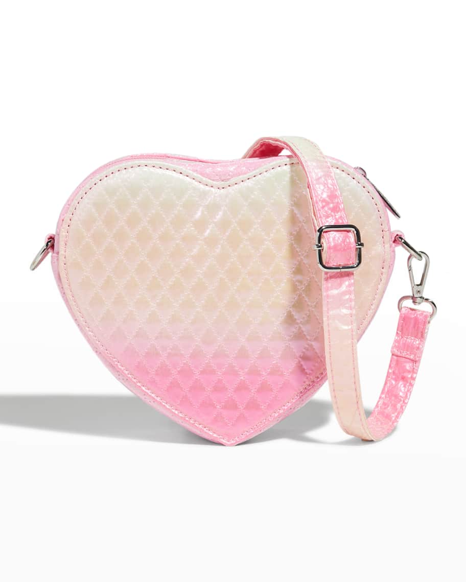 Heart of The Matter Quilted Heart Shaped Crossbody Bag