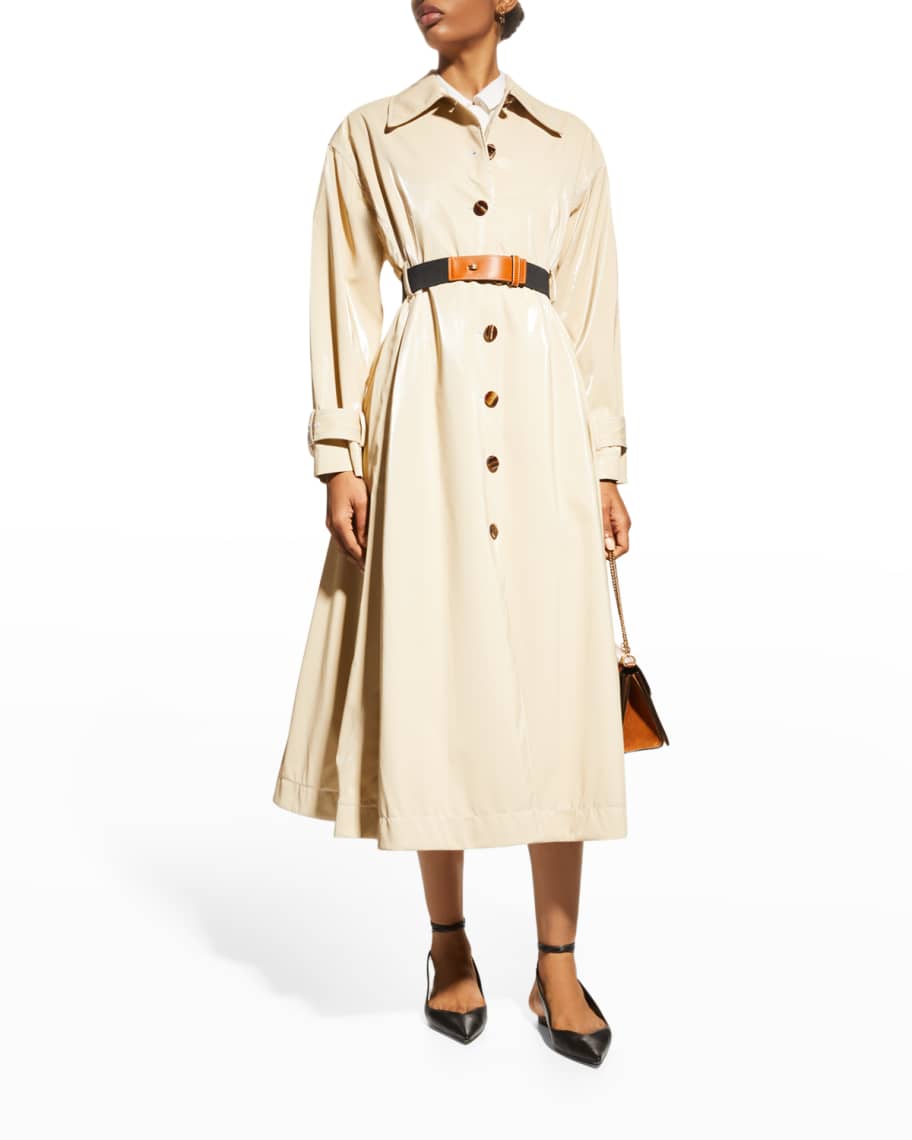 Tory burch trench coat sale