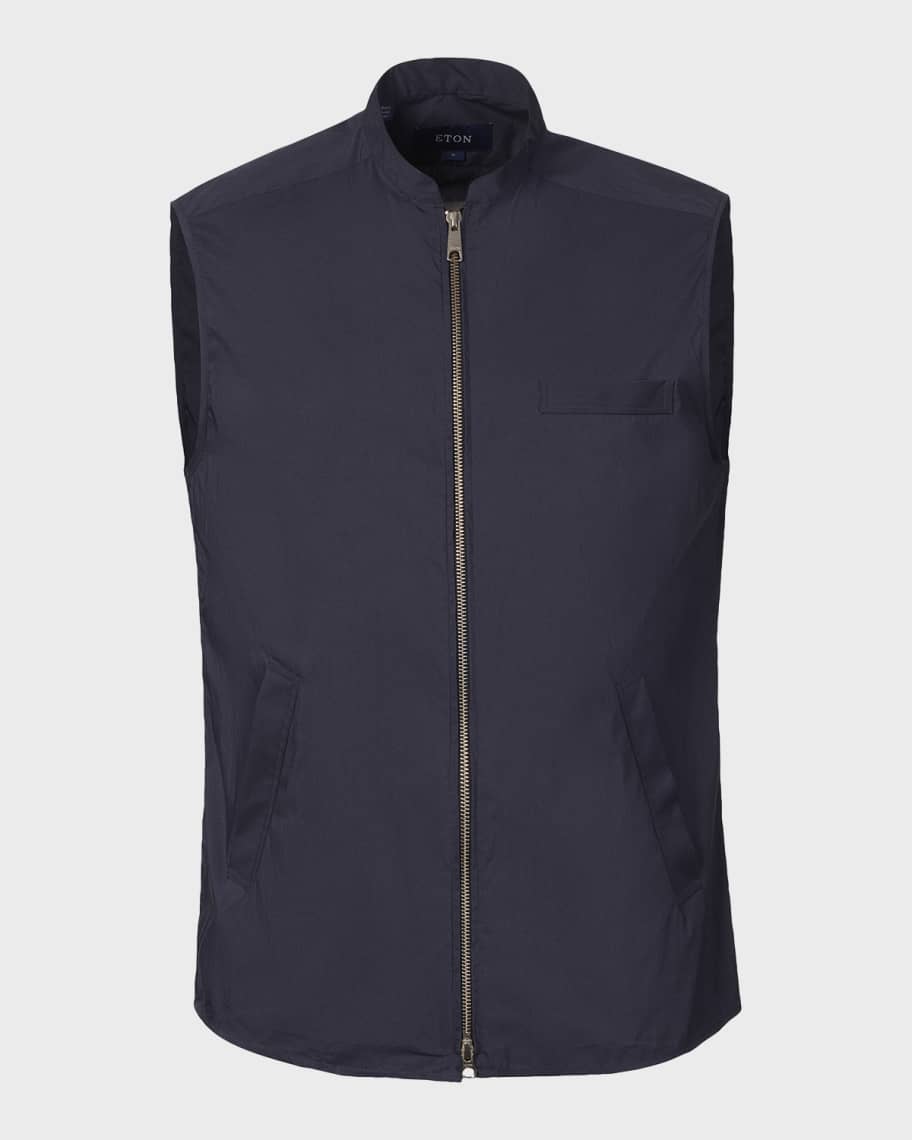 Eton Men's Slim WaterRepellent Vest Neiman Marcus