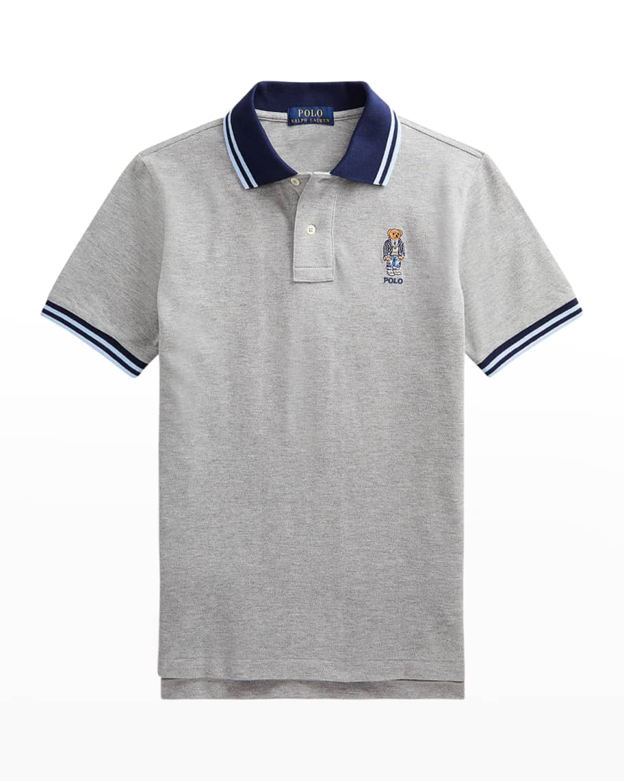 Rusia Ventilación Inmoralidad Ralph Lauren Childrenswear Boy's Polo Bear Cotton Mesh Polo Shirt, Size S-L  | Neiman Marcus