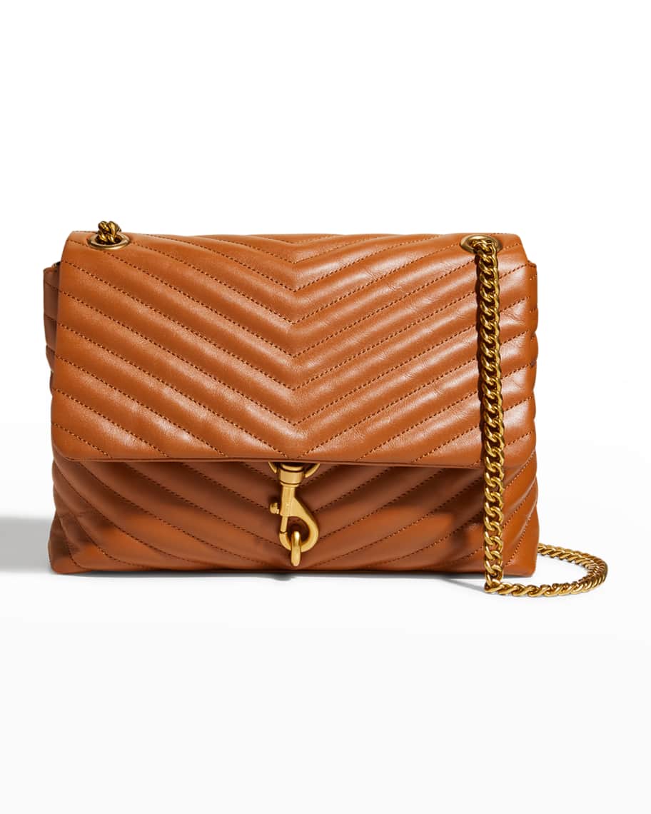 Rebecca Minkoff Edie Flap Quilted Leather Shoulder Bag | Neiman Marcus