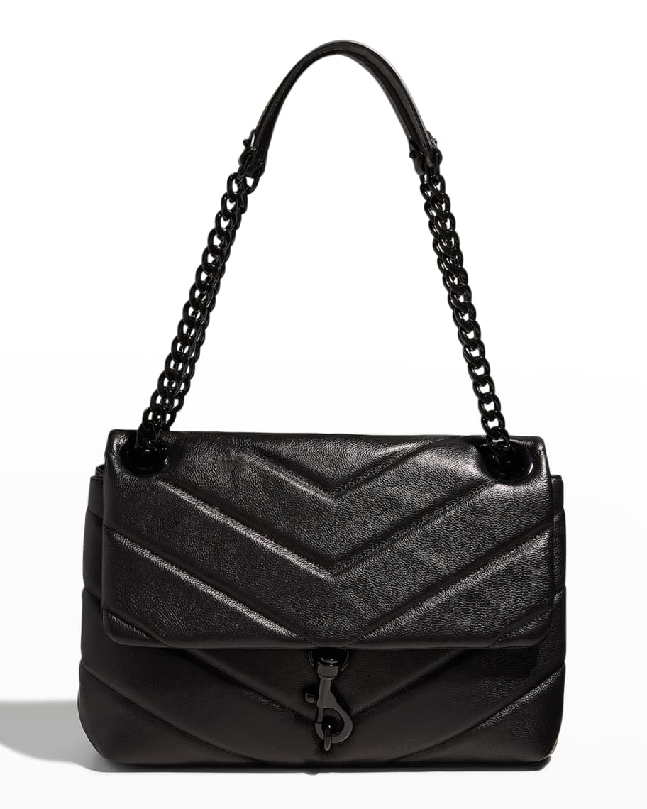 Rebecca Minkoff Edie Maxi Quilted Leather Shoulder Bag | Neiman Marcus