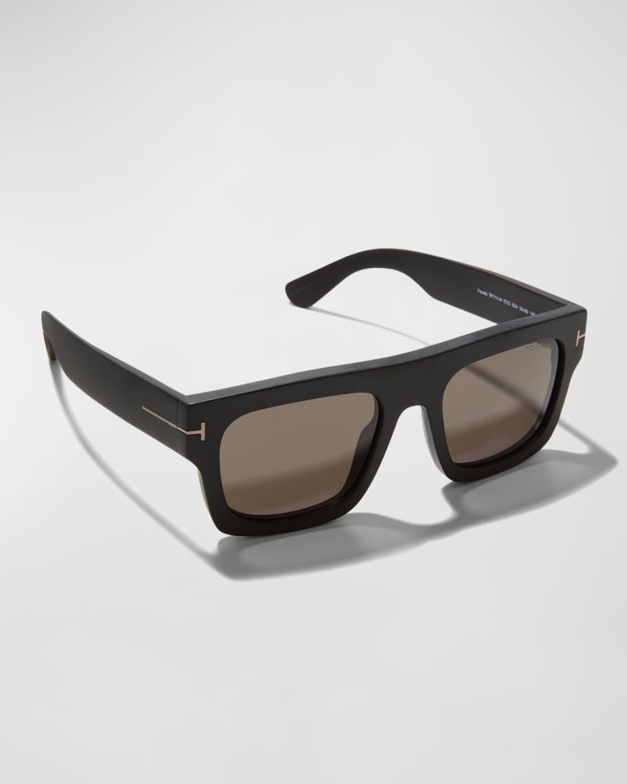 TOM FORD Fausto Square Plastic Sunglasses | Neiman Marcus