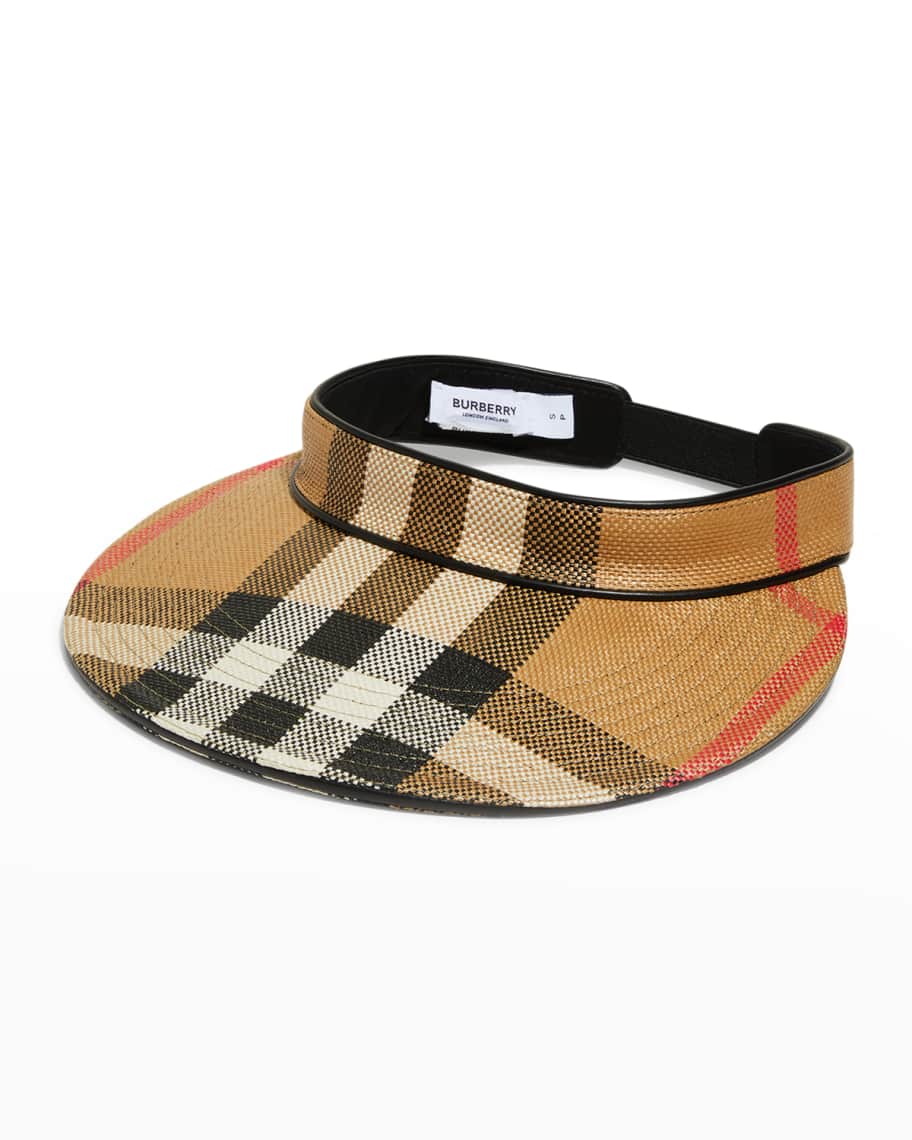 Burberry visor hat best sale