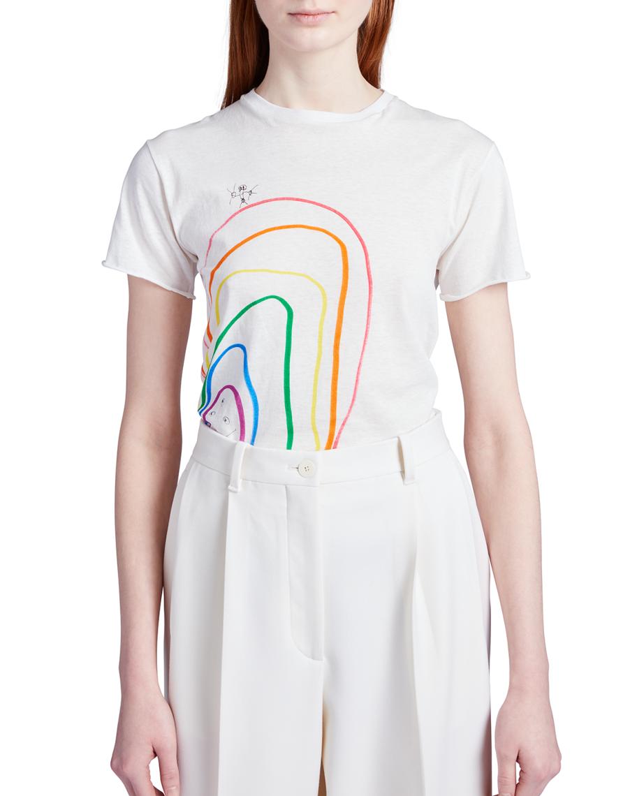 The Row Rainbow Marker Jersey T-Shirt | Neiman Marcus
