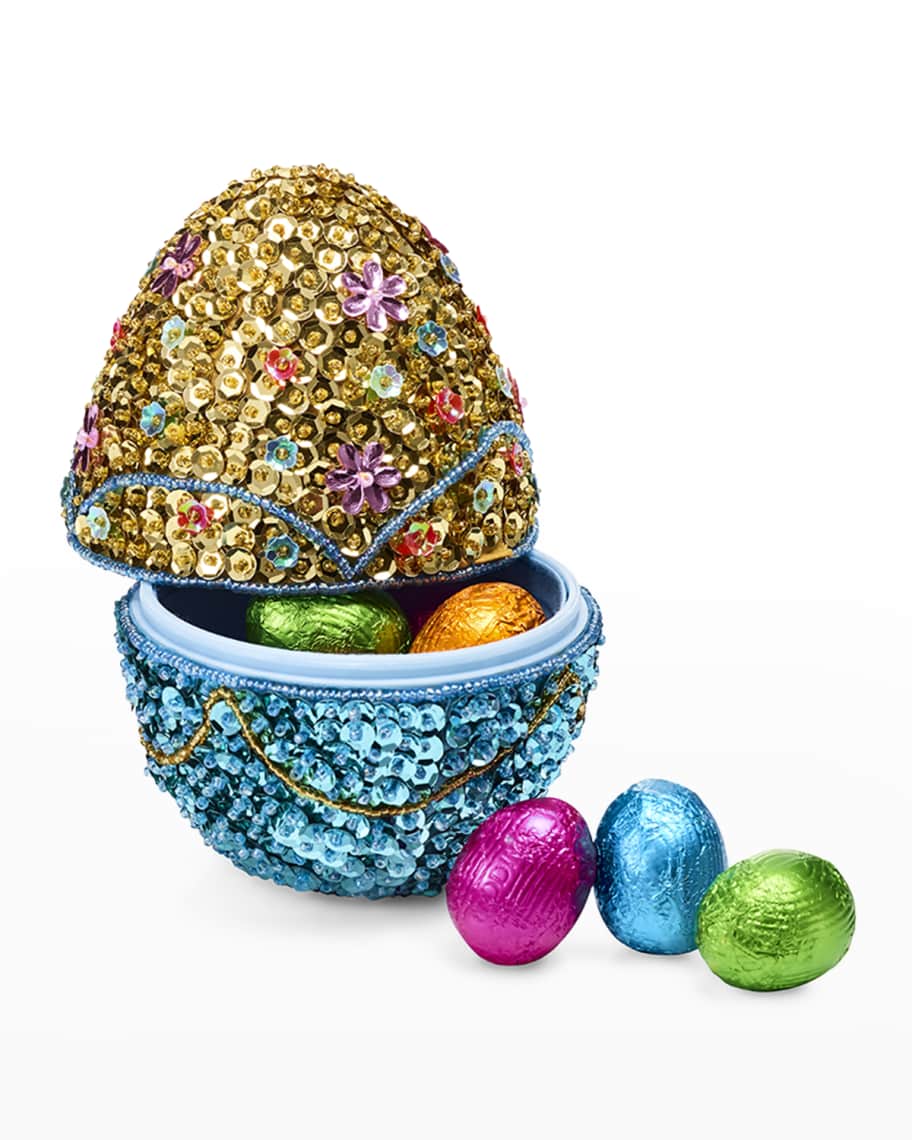 Godiva Chocolatier 12Piece Collectible Beaded Easter Egg Neiman Marcus