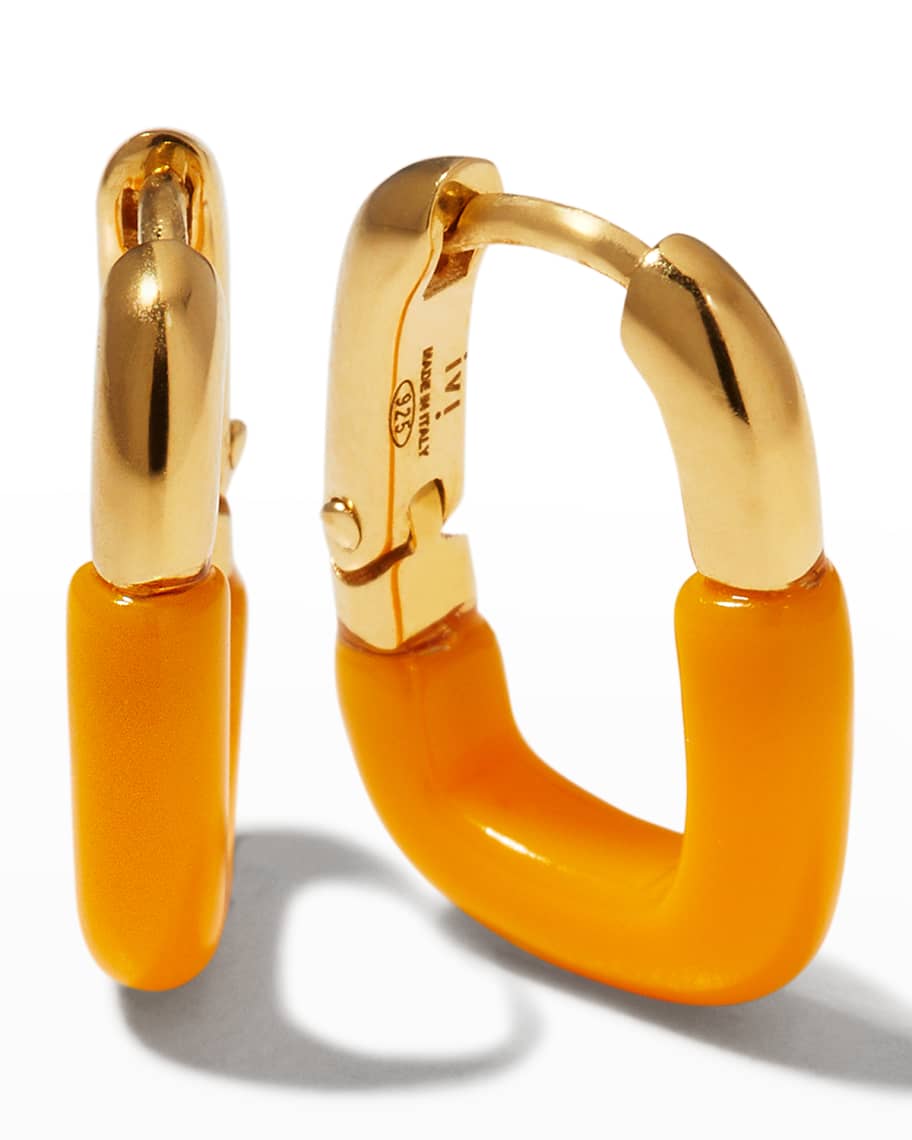 IVI Small Toy Link Hoop Earrings Neiman Marcus