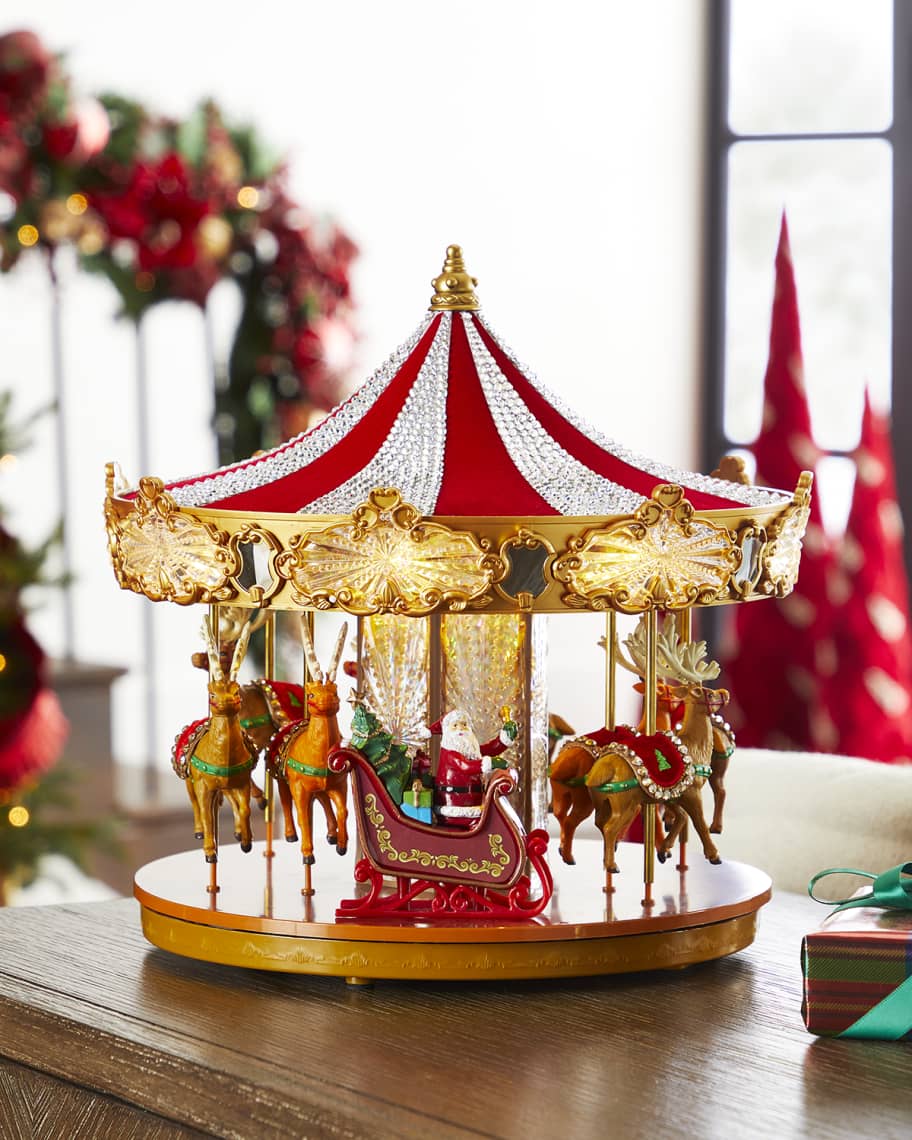 Neiman Marcus Swarovski Crystal Holiday Carousel | Neiman Marcus