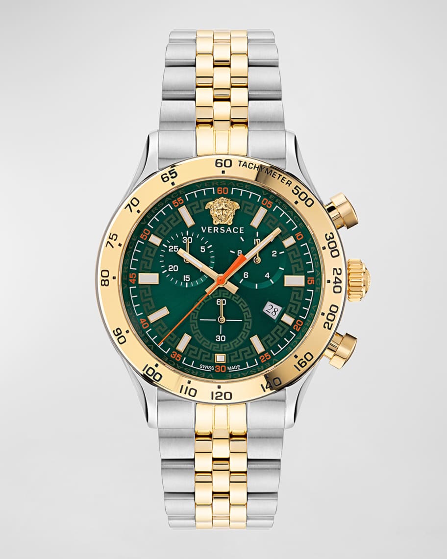 Chrono signature ip gold stainless steel bracelet watch shop