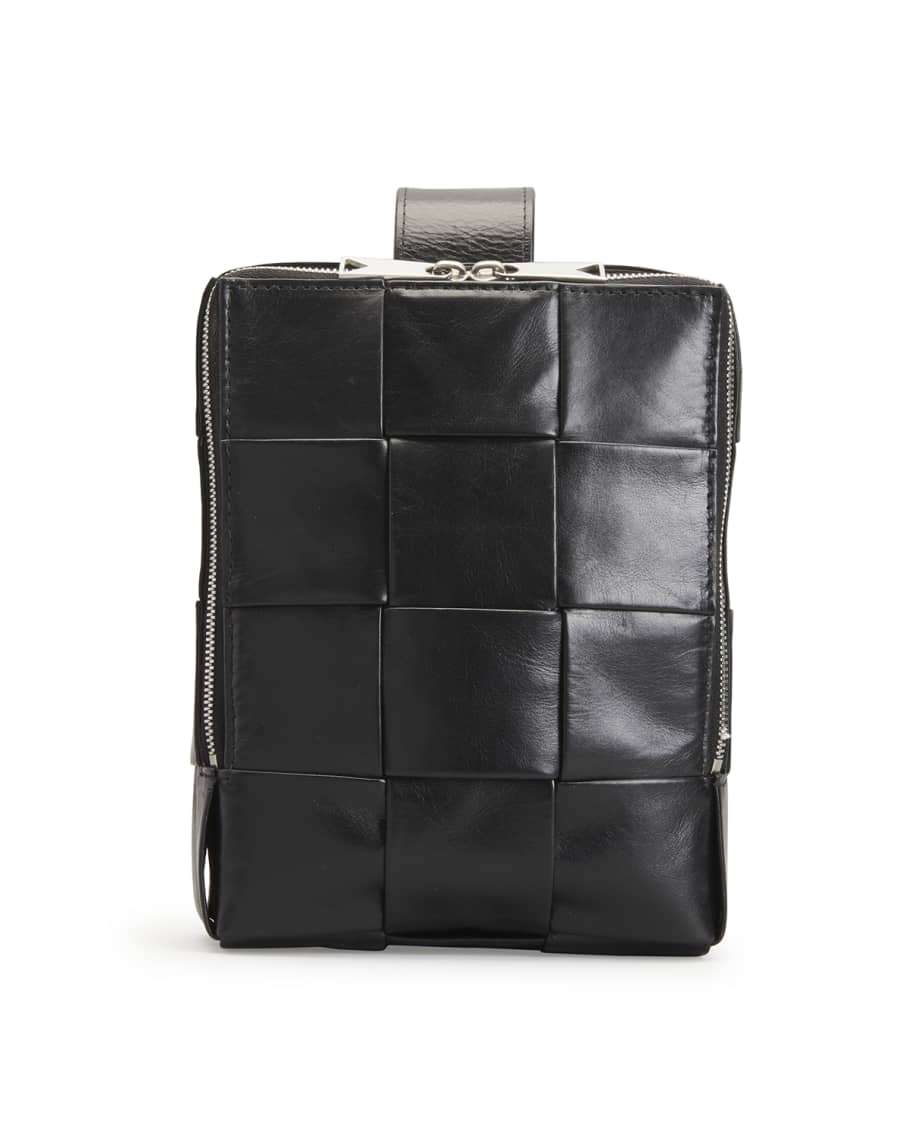 Bottega Veneta Men's Mini Cassette Sling Borsa Leather
