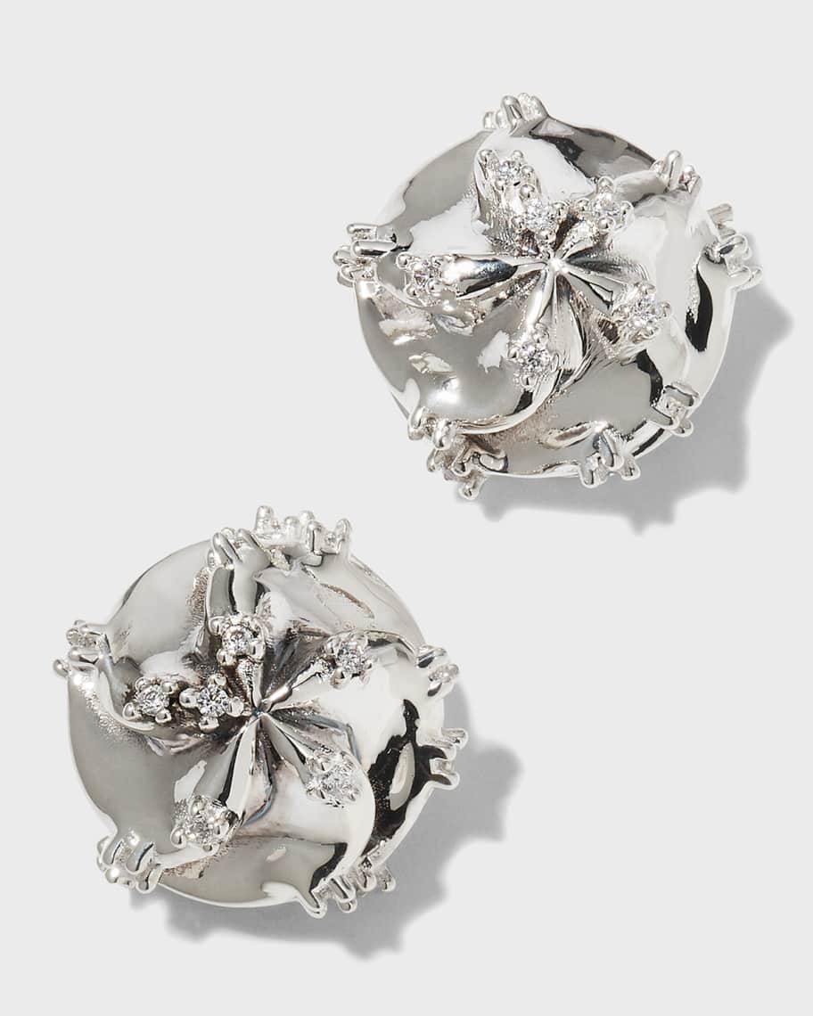 Louis Vuitton LV Iconic Earrings Silver/Rhinestone in Silver Metal - US