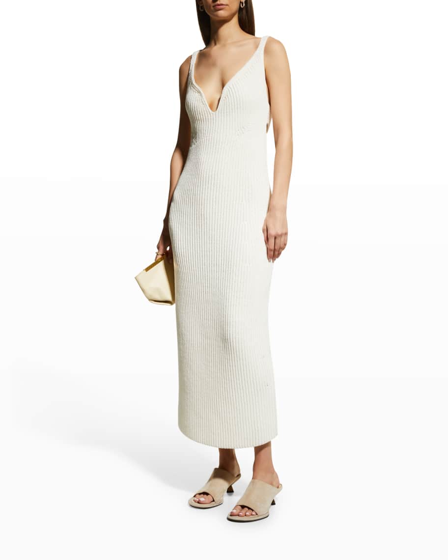 【関税込み】KHAITE 'Mariasole' dress Norla jersey maxi dress in pink - Khaite | Mytheresa