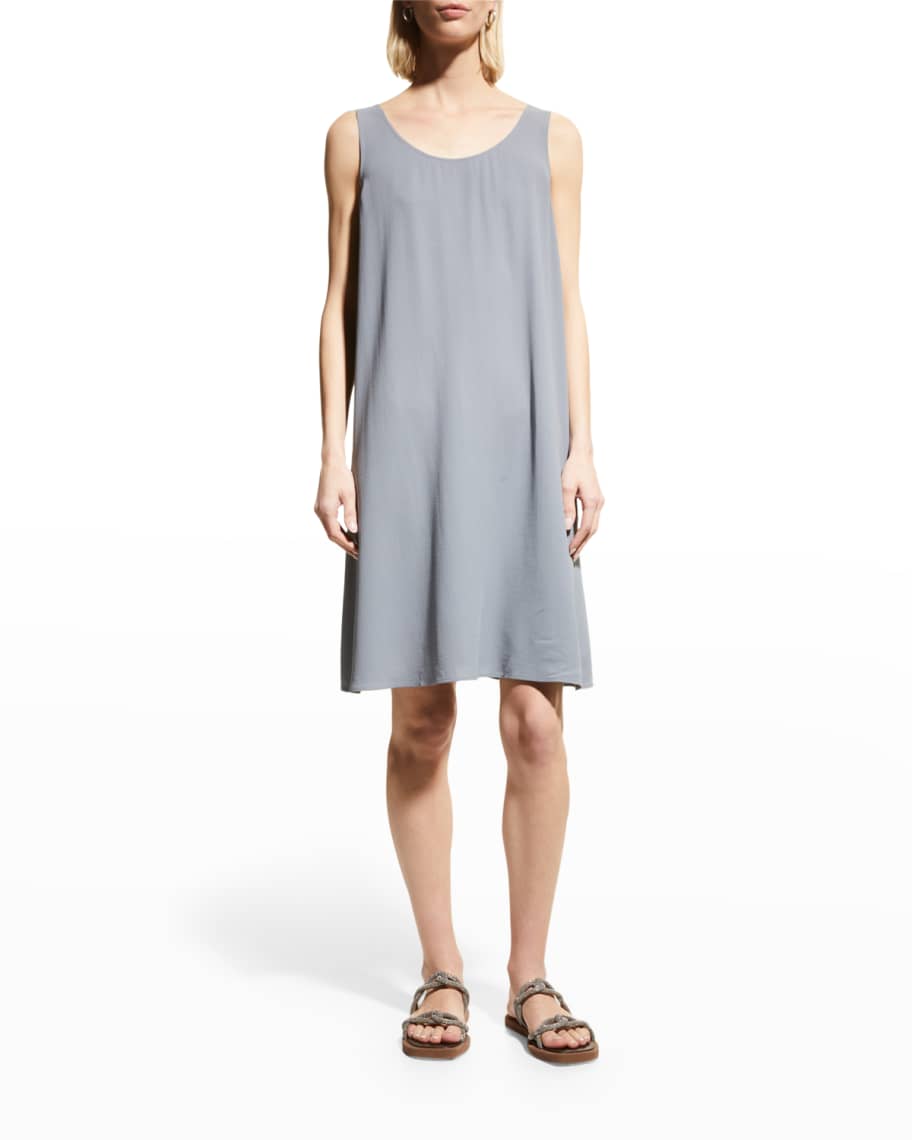Eileen fisher crepe dress sales