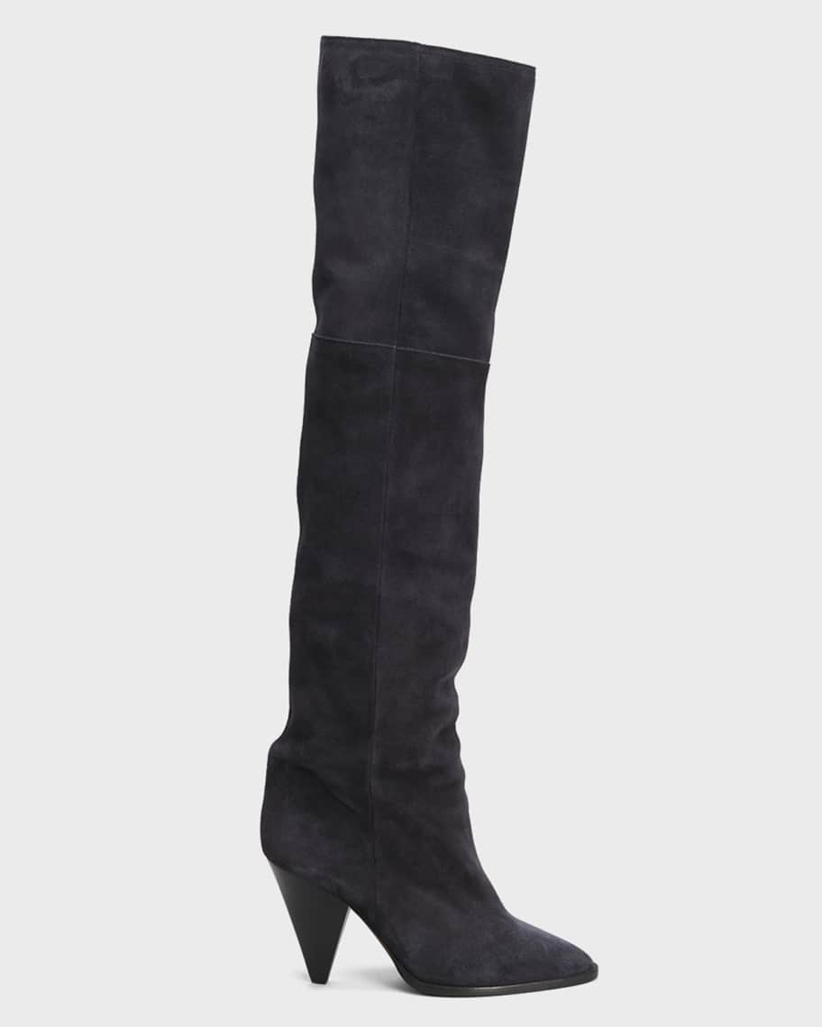 Isabel Marant Riria Slouchy Suede Boots | Neiman Marcus