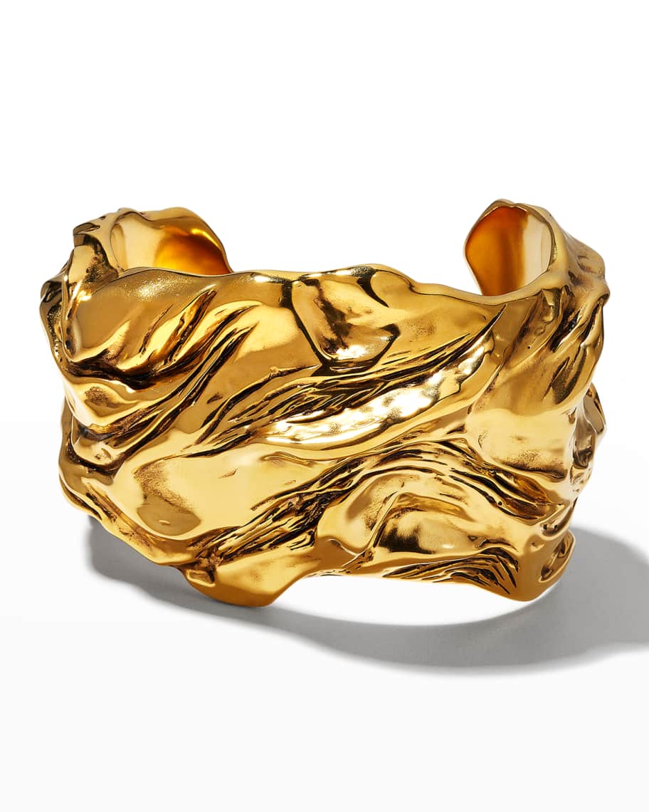Saint Laurent Organic Cuff Bracelet Neiman Marcus