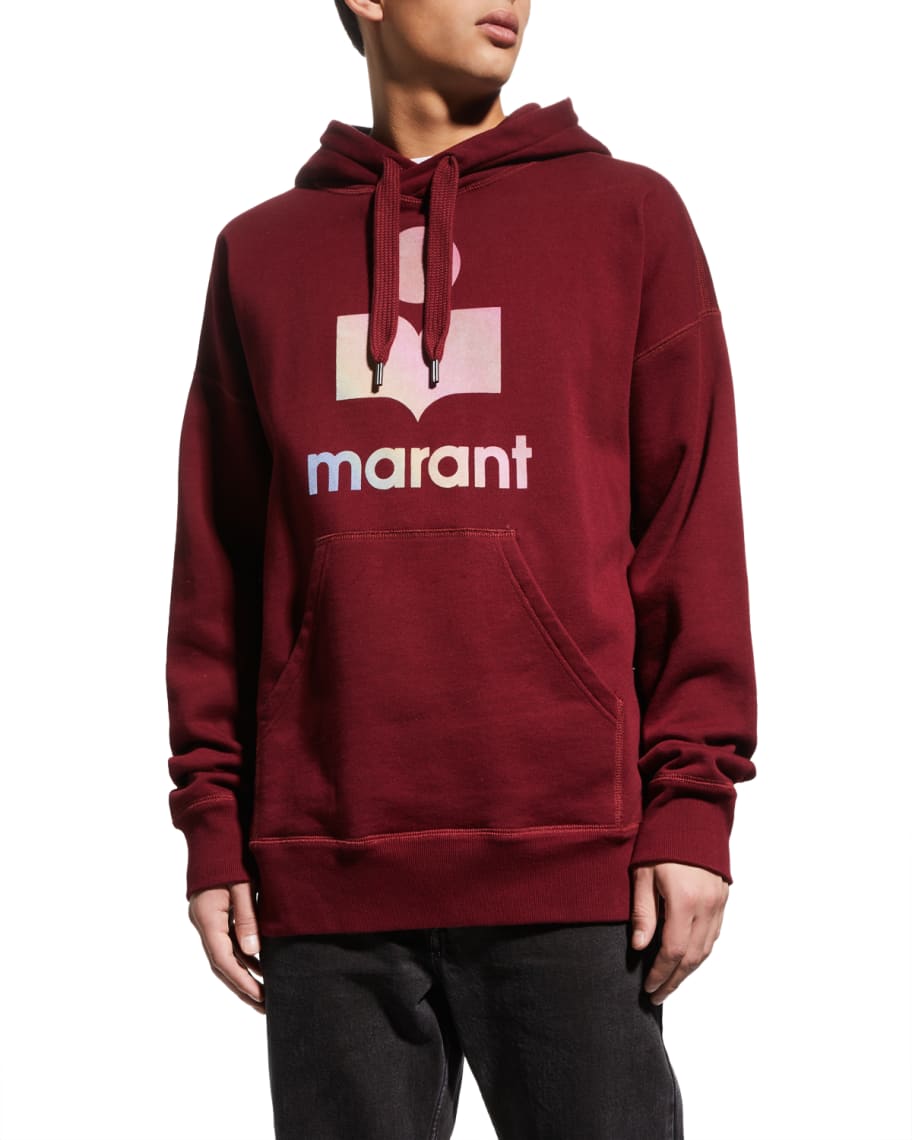 Isabel Marant Men's Miley Logo Hoodie | Neiman Marcus