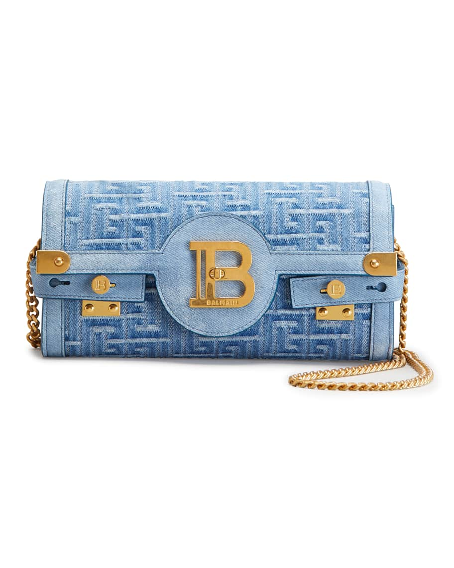 Balmain monogram-jacquard Denim Tote Bag - Farfetch