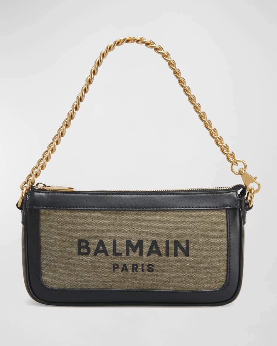 Balmain B Army Logo Chain Pouch Crossbody Bag | Neiman Marcus