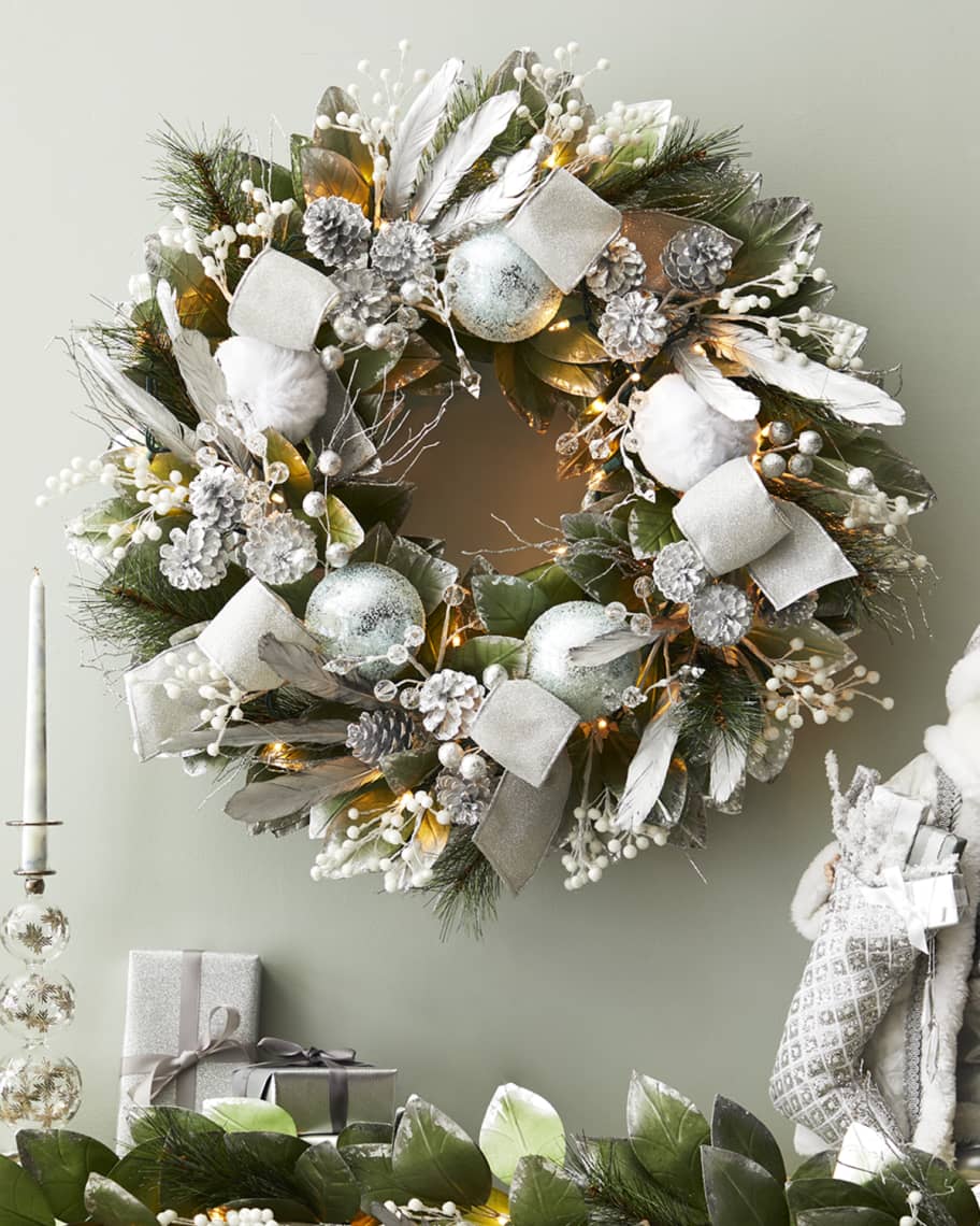 Holiday Wreath Gift Wrap – Lana's Shop