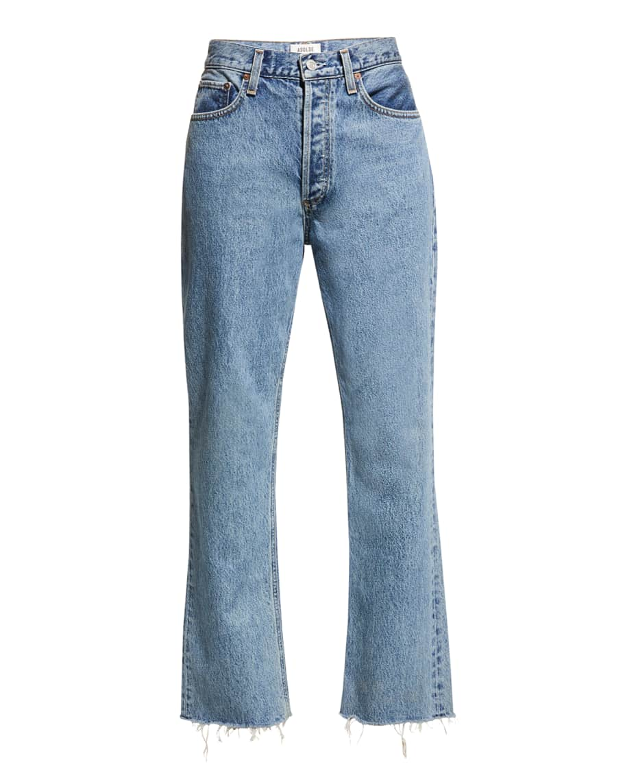 AGOLDE Relaxed Cropped Bootcut Jeans Neiman Marcus