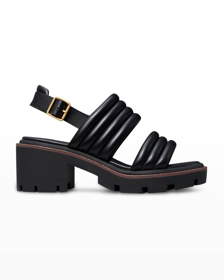 Tory burch quilted outlet sandals