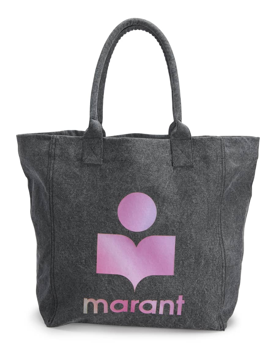 Isabel Marant Yenky Degraded Canvas Shopper Tote Bag | Neiman Marcus