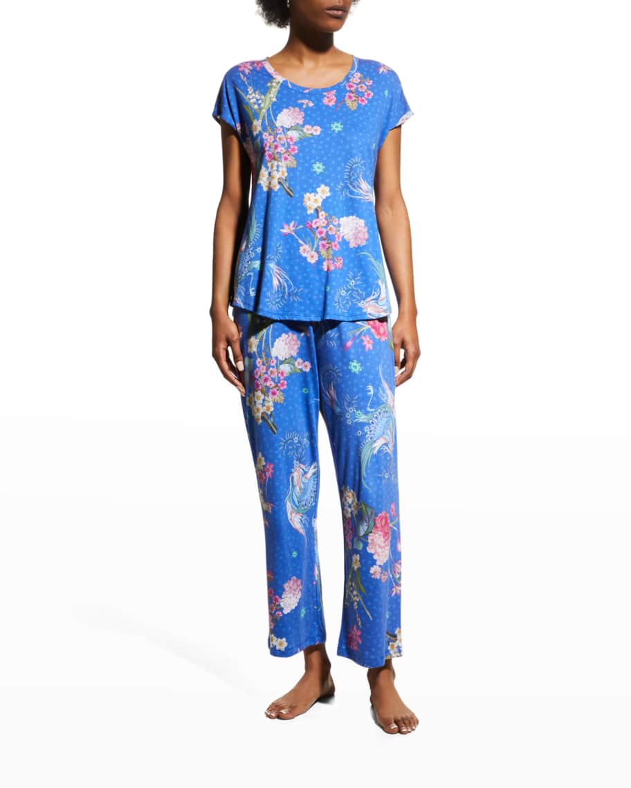 Johnny Was Revive Cropped Pajama Set | Neiman Marcus