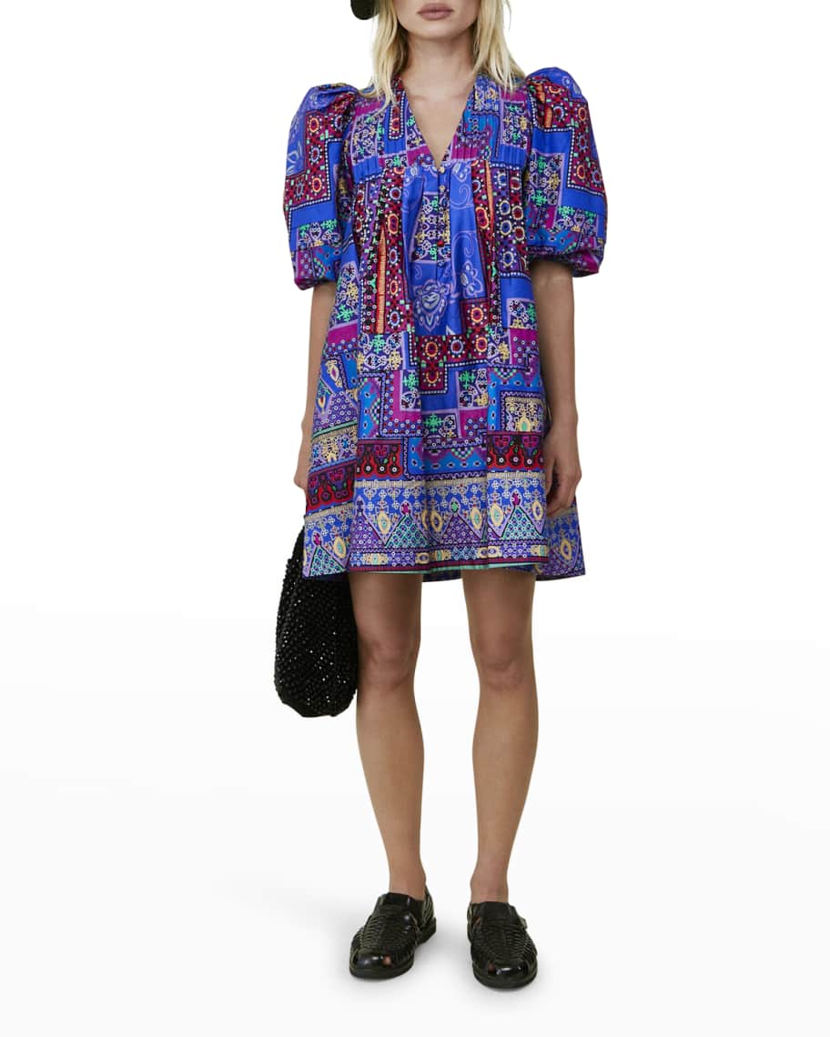 HUNTER BELL JENKINS DRESS - PAINTERLY RAINBOW main image 1