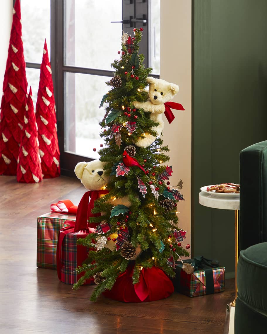 Teddy bear 2025 christmas tree