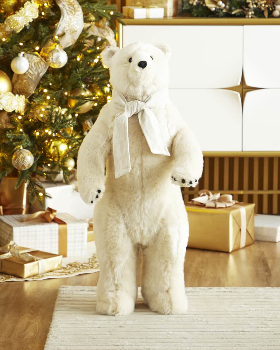 Ditz Designs By The Hen House 48 Fanciful Standing White Diamond Bear