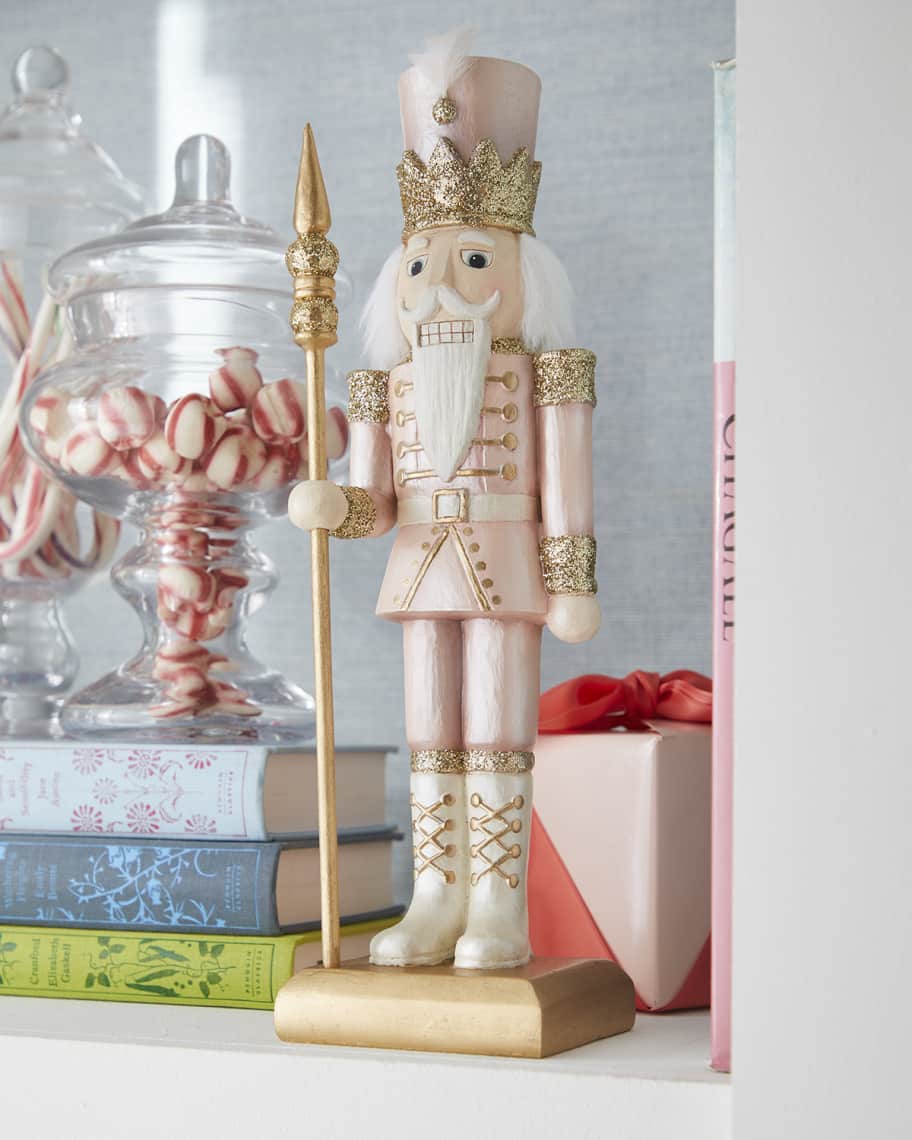 Bethany Lowe Pastel Holiday Nutcracker, 13"T Neiman Marcus