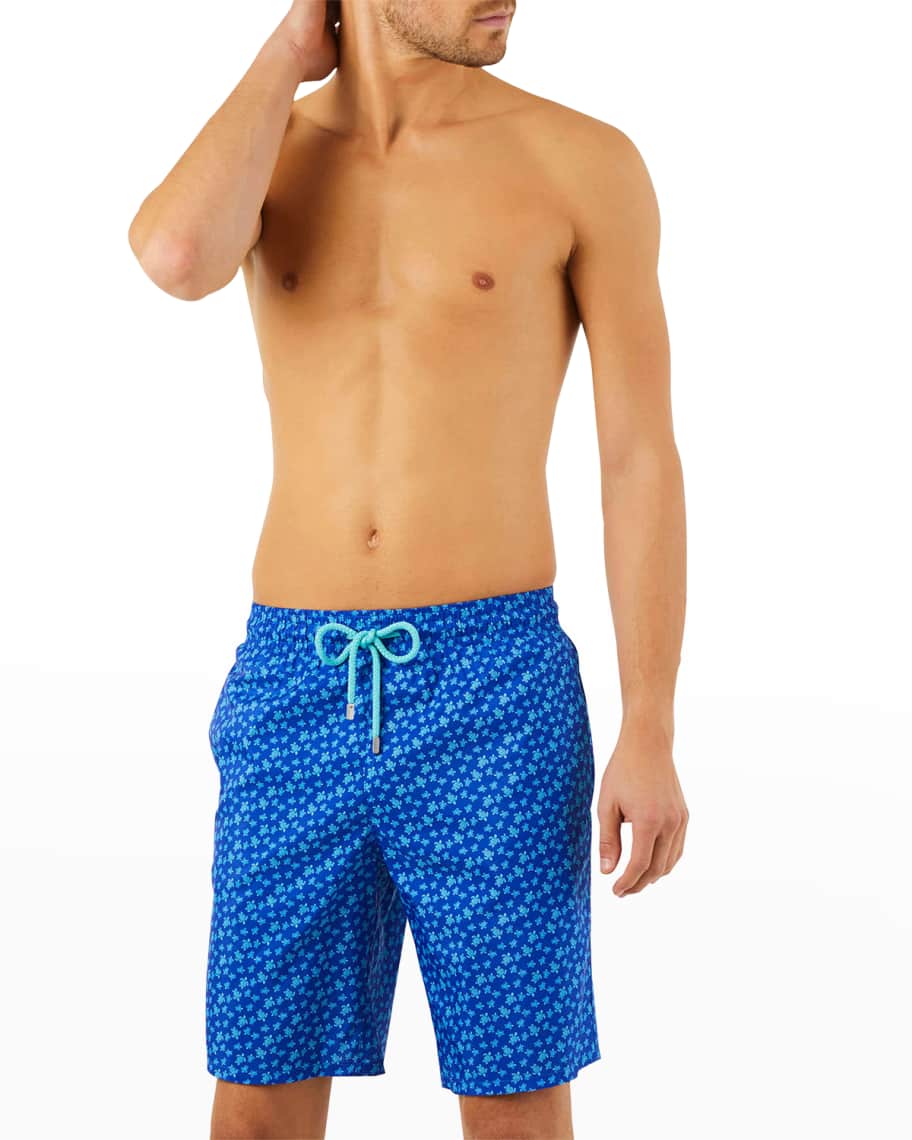 Vilebrequin Men's Okohina MicroTurtles Packable Swim Shorts Neiman