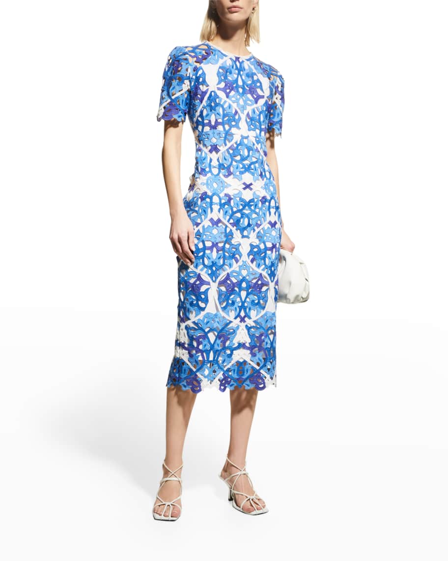 Shoshanna Kiriya Vine Lace Dress | Neiman Marcus