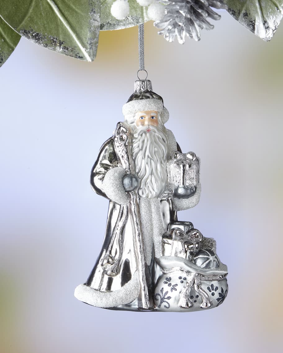 Neiman Marcus Santa and Presents Christmas Ornament Neiman Marcus